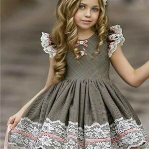 Dollcake Florence tartan Full Skirt Dress